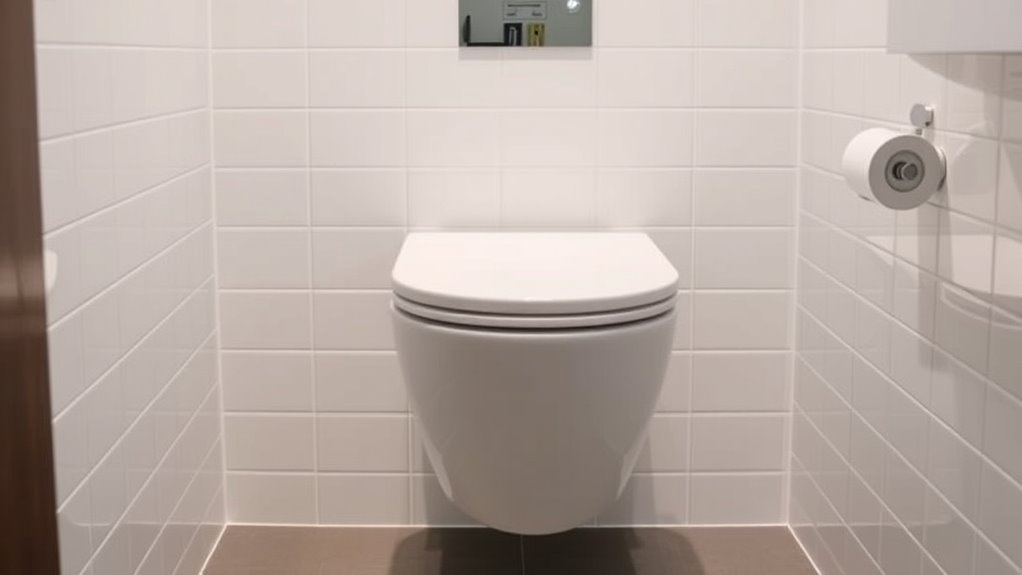 space saving wall hung toilets