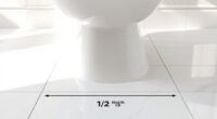 standard toilet rough in