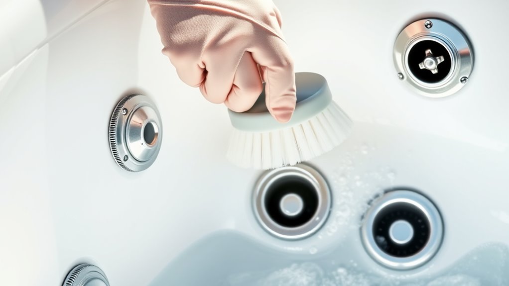 thorough jet nozzle cleaning