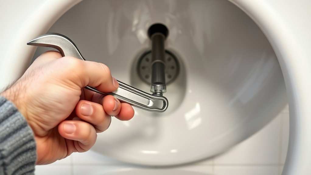 tighten bolts from below