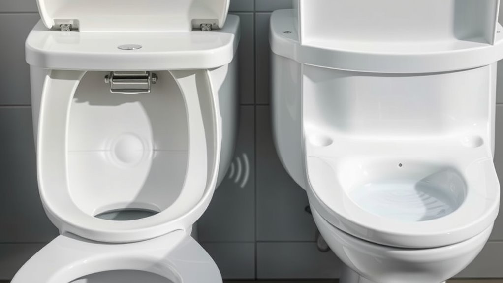 toilet flushing noise comparison