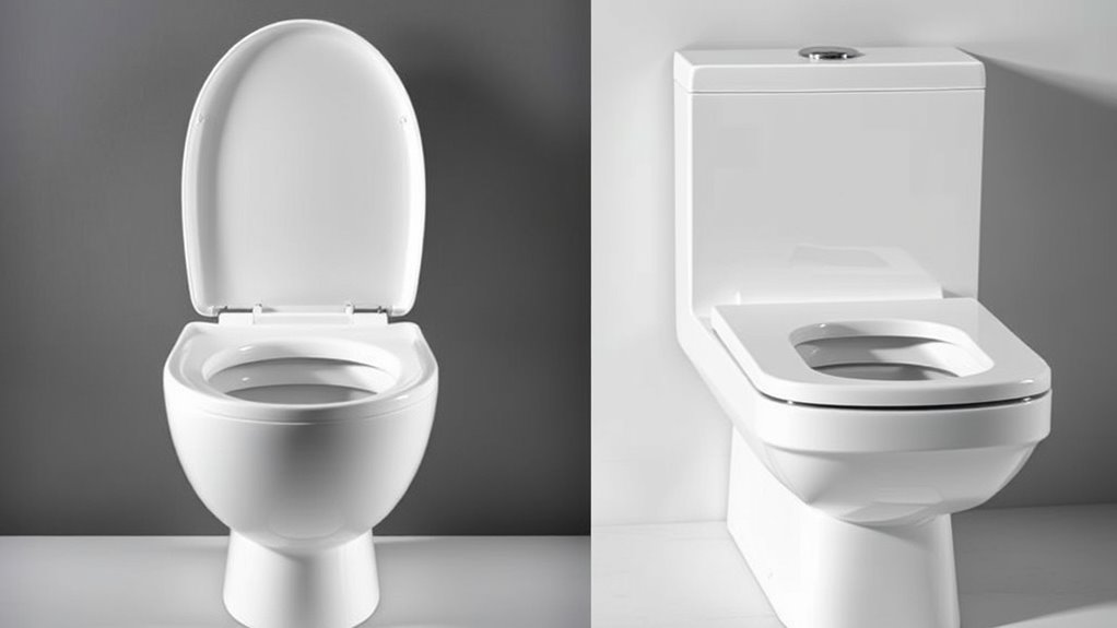 toilet seat style differences
