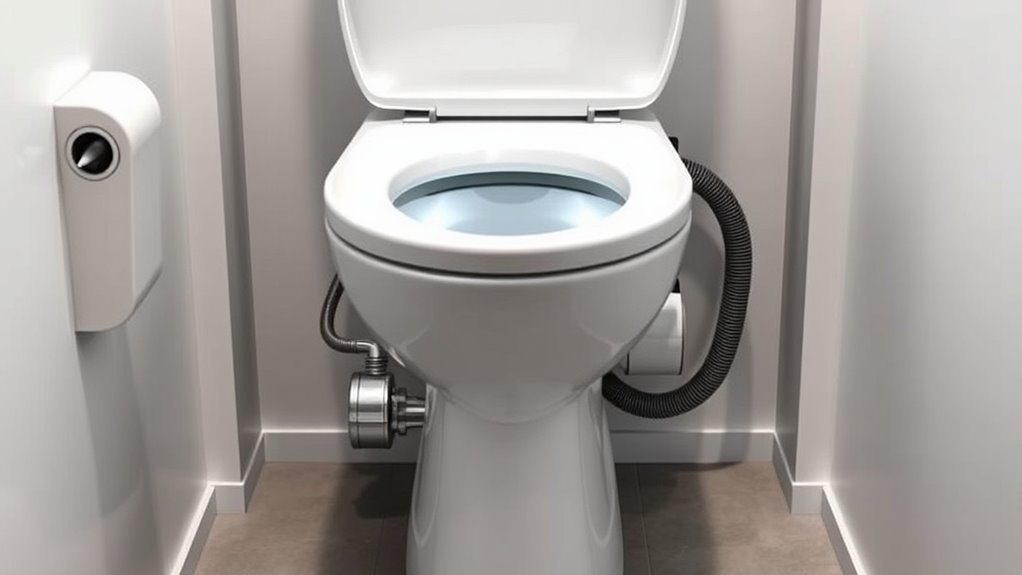 toilet with grinding mechanism