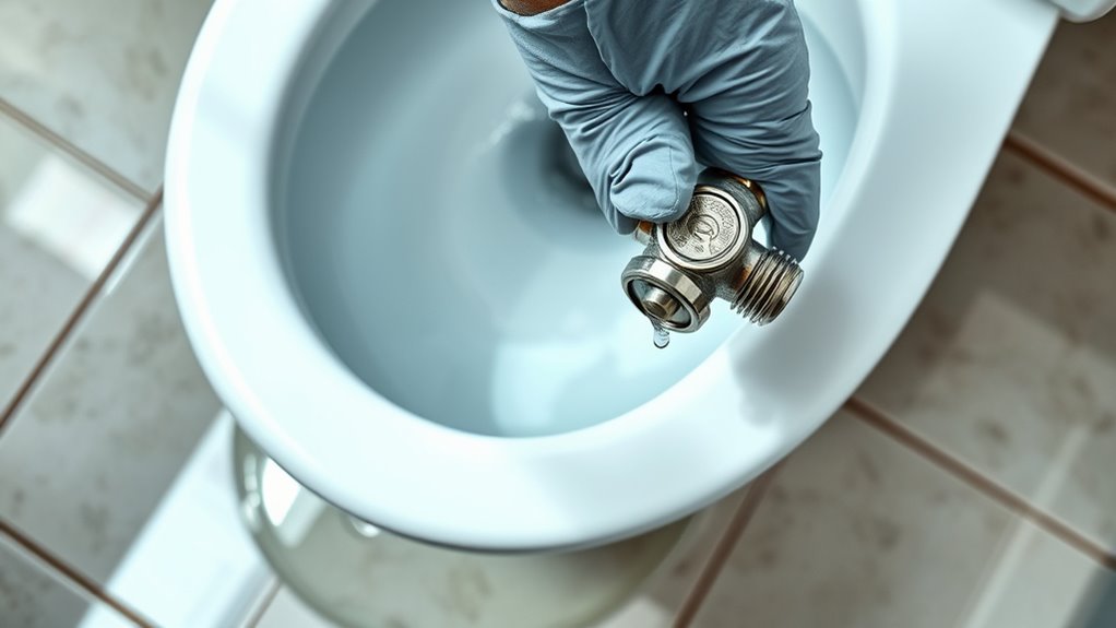 turn off drain dry