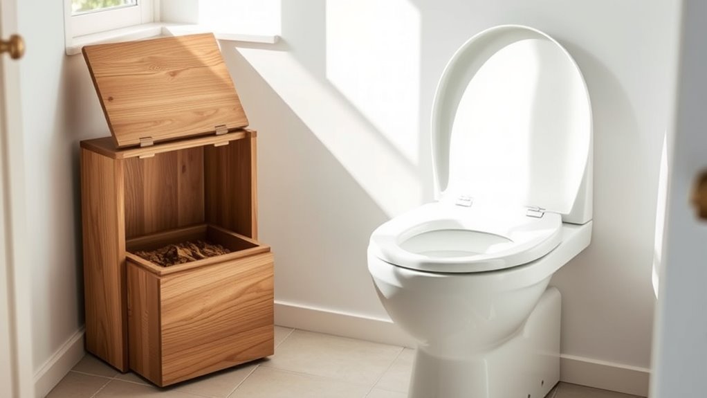 types of composting toilets