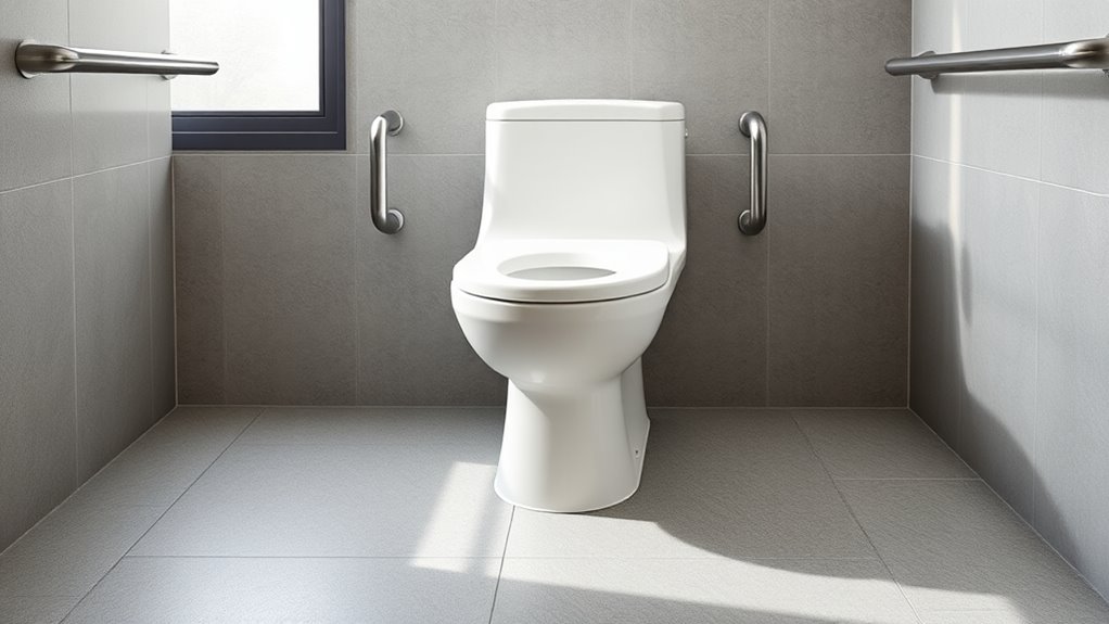 accessible toilet design features