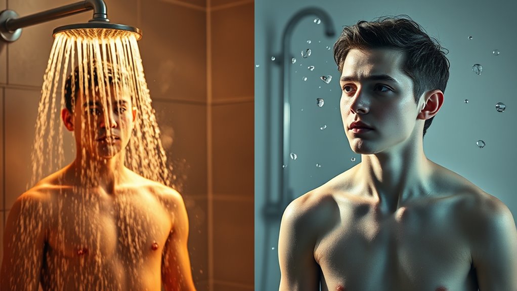 cold showers improve skin