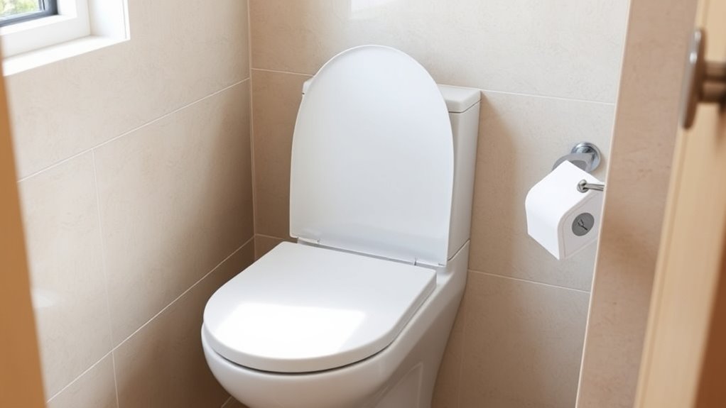 compact bathroom corner toilets