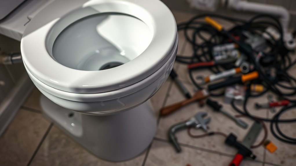 hidden toilet installation costs