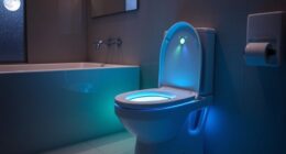 nighttime bathroom illumination