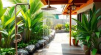 outdoor shower installation tips