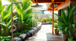 outdoor shower installation tips