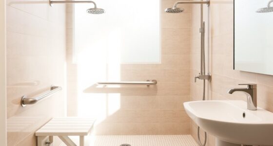 senior friendly shower safety