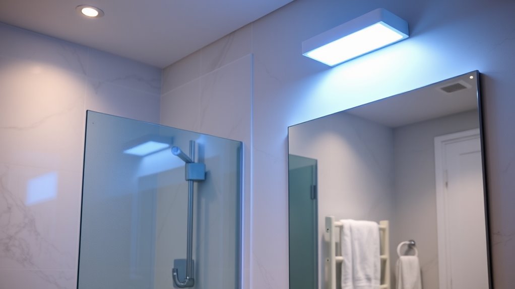 smart energy saving bathroom lighting