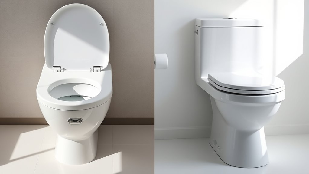 toilet flushing system comparison