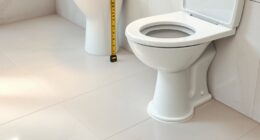 toilet rough in size guide