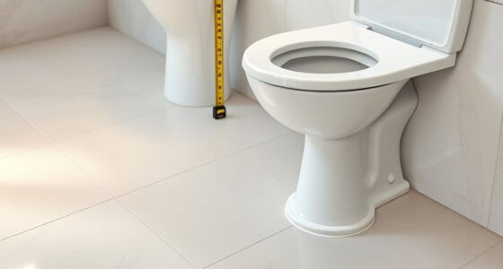 toilet rough in size guide