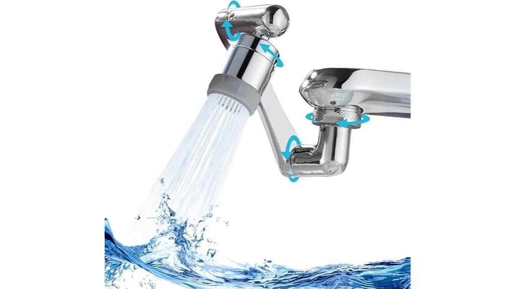 360 degree swivel spray attachment