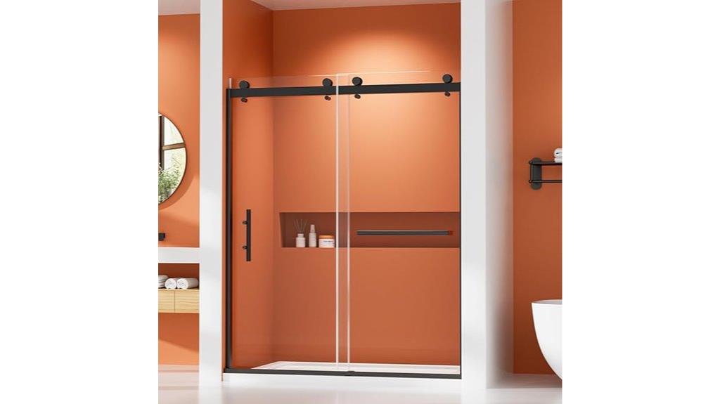 60x74 double sliding shower