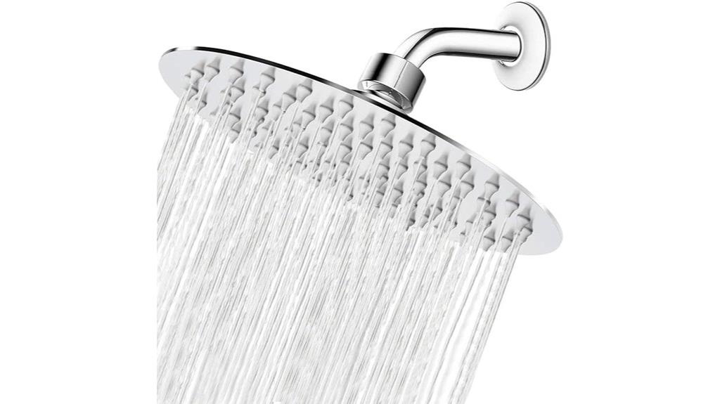 8 inch chrome shower head