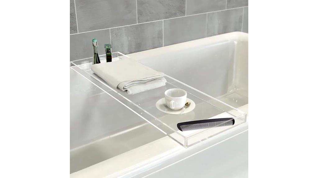 acrylic bathtub tray