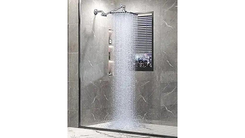 adjustable rain shower head