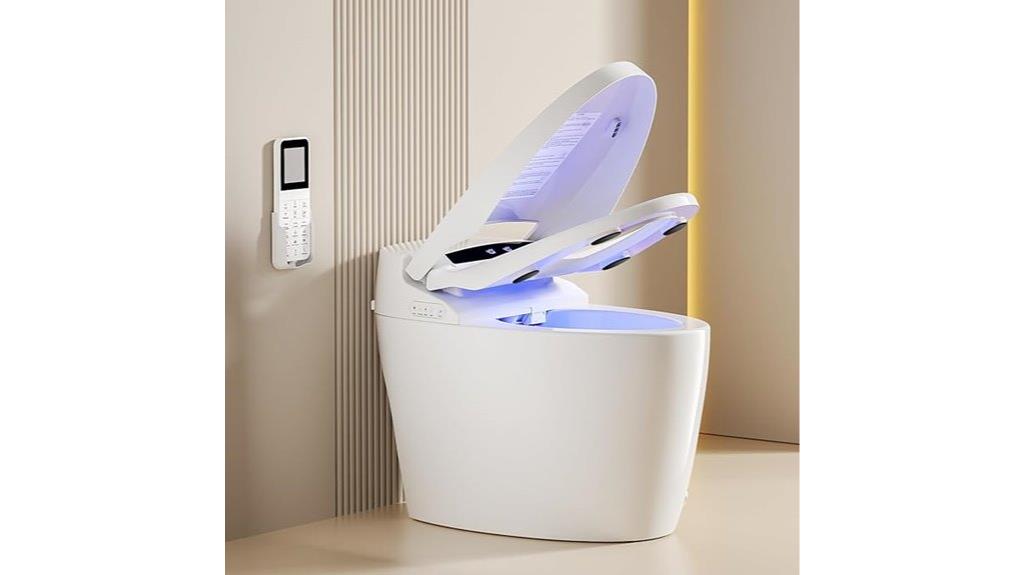 advanced heated bidet toilet