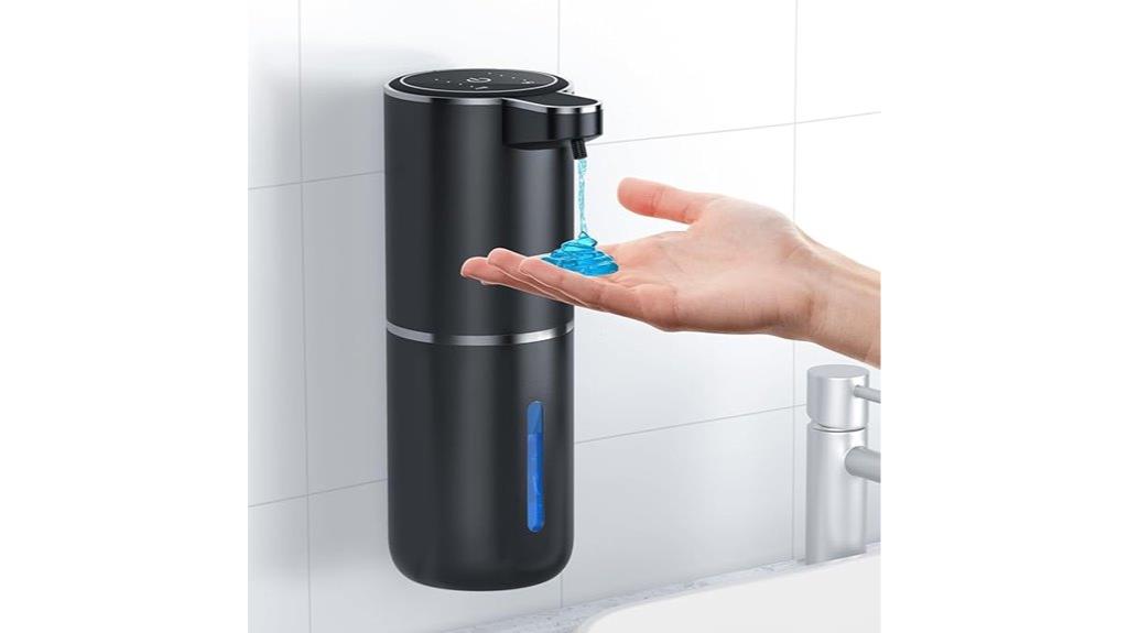 automatic soap dispenser levels