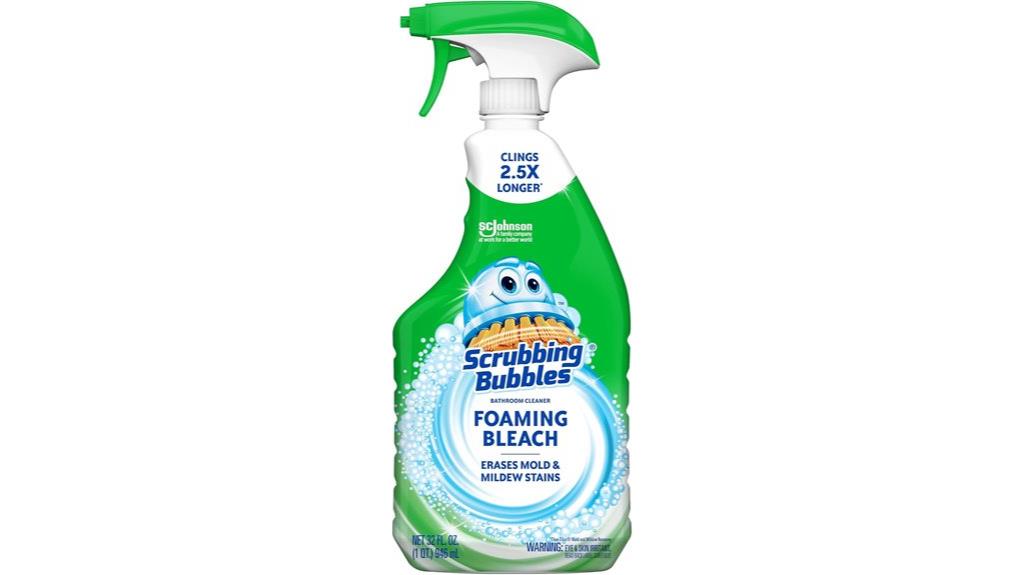 bathroom and shower bleach cleaner