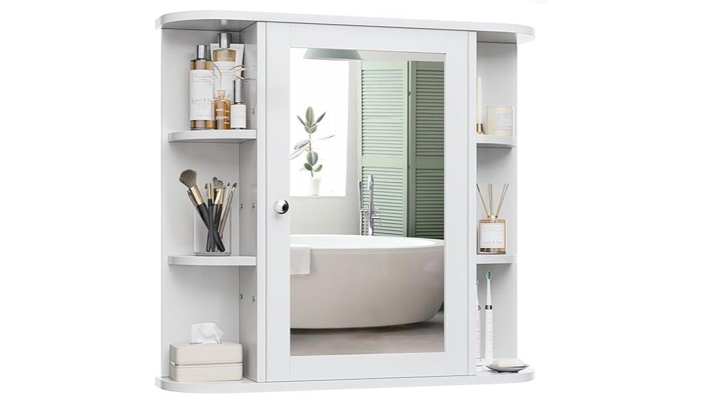 bathroom cabinet with mirror