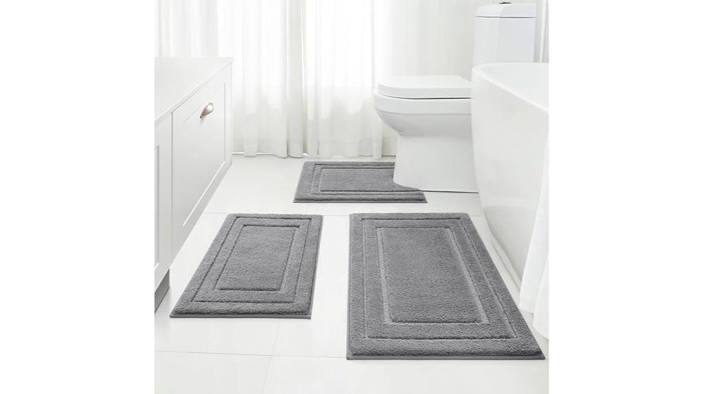 bathroom rug set
