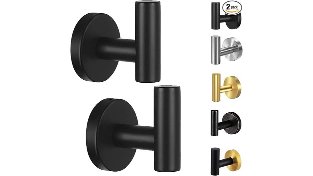 bathroom towel hook set