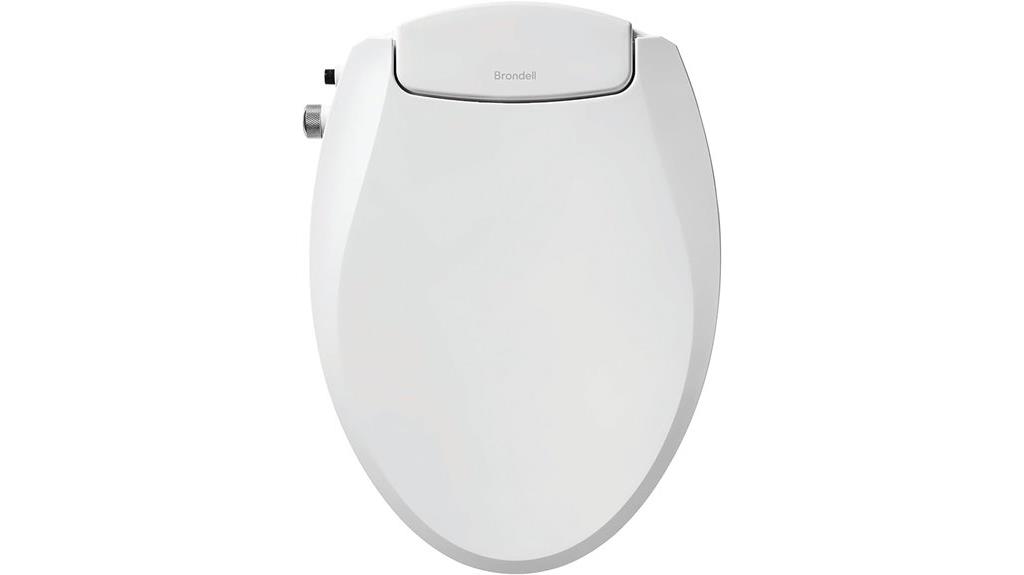 bidet seat with dual nozzles