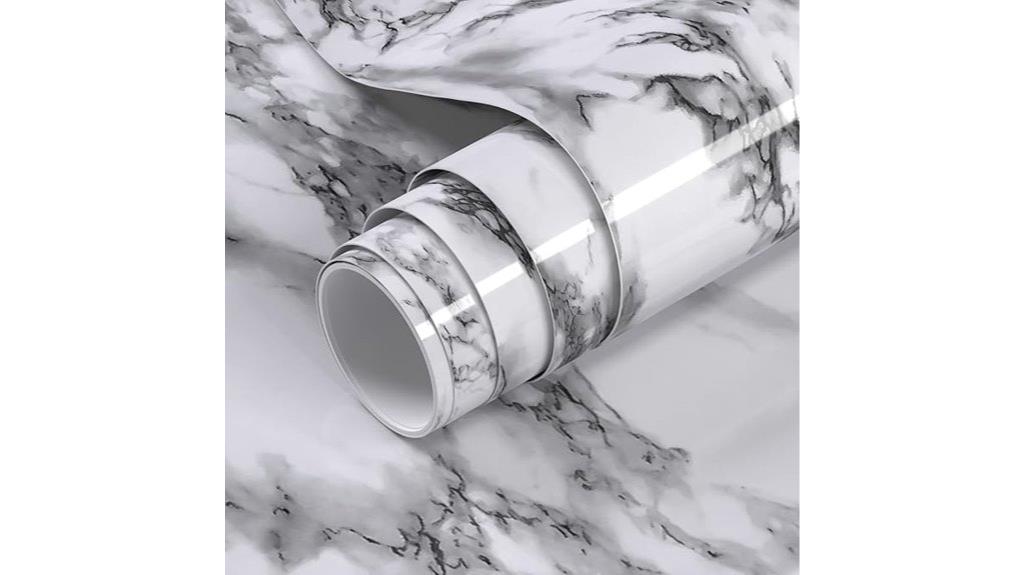 black white marble contact