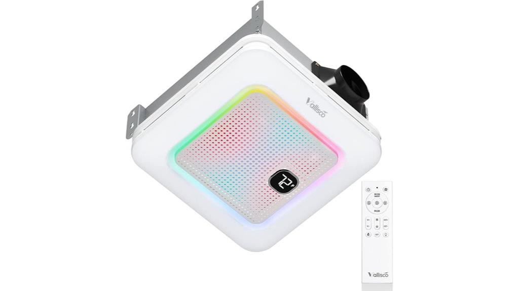 bluetooth bathroom fan