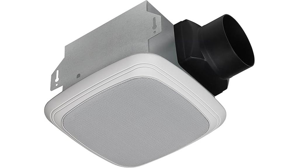 bluetooth enabled bathroom fan