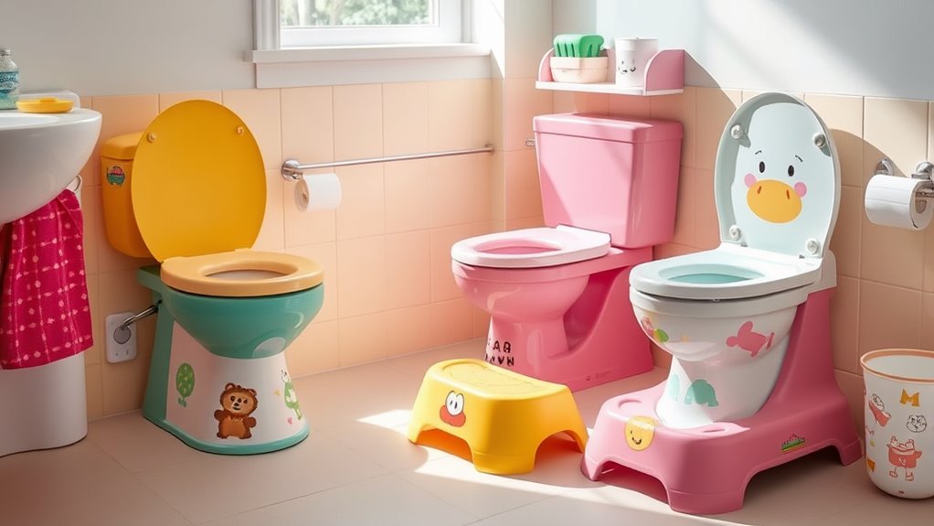 child friendly toilet features