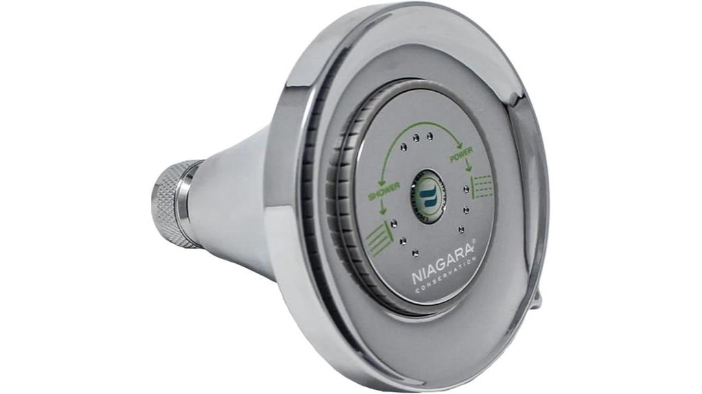 chrome earth luxe showerhead