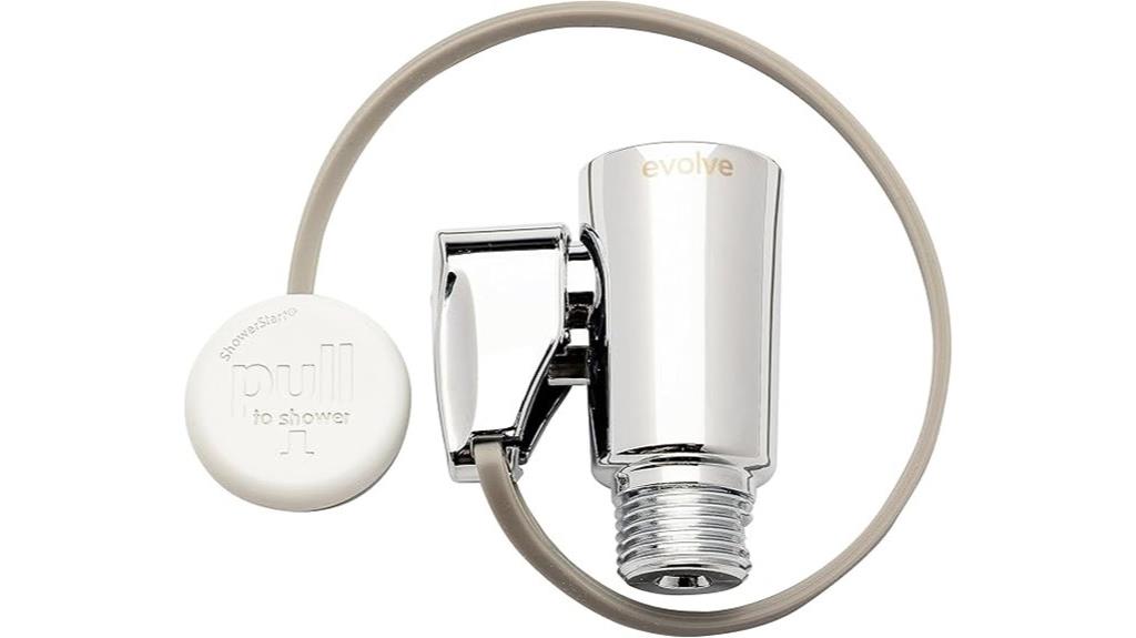 chrome thermostatic shower valve