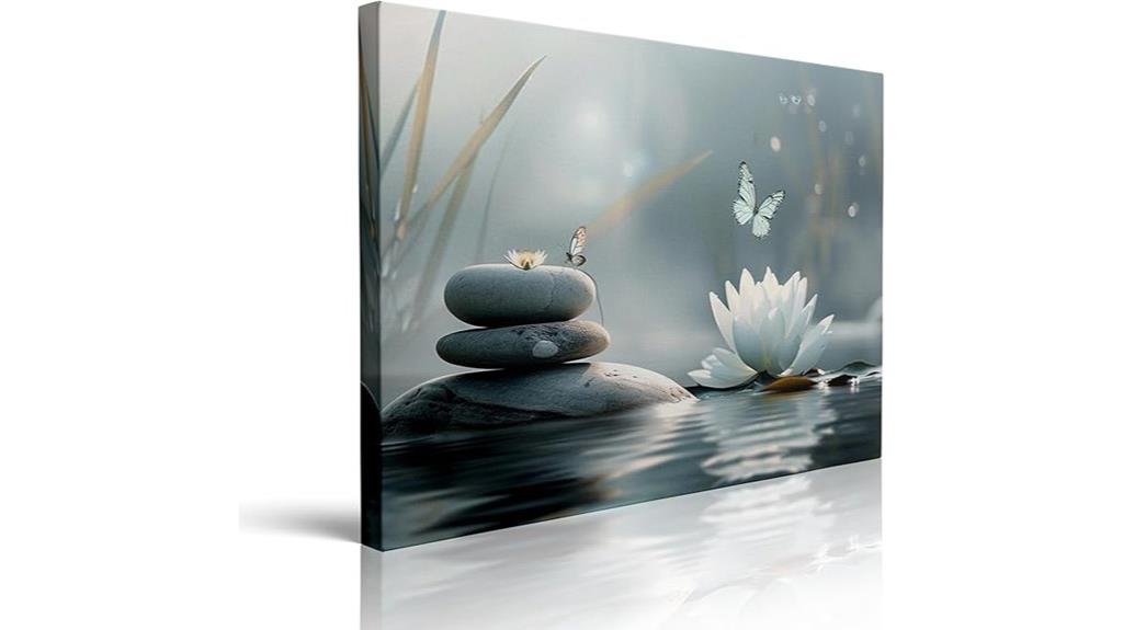 colorful floral canvas art