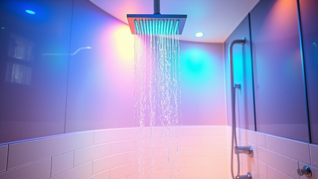 colorful shower light options