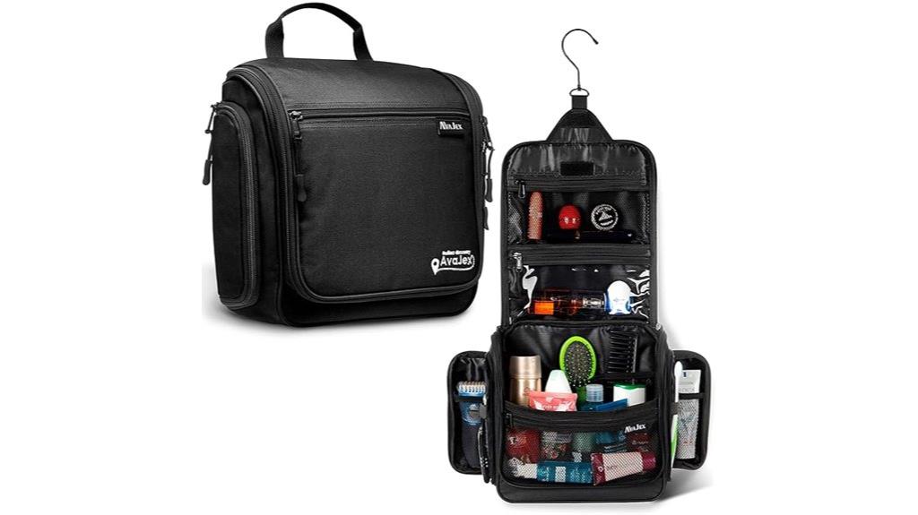 compact travel toiletry organizer
