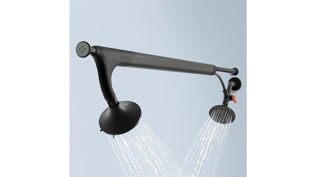 couples dual shower head