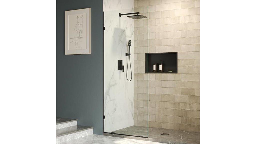 deervalley frameless shower panel