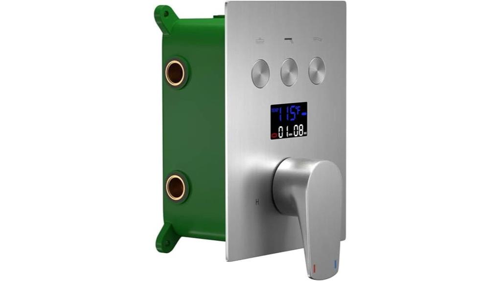 digital brushed nickel mixer