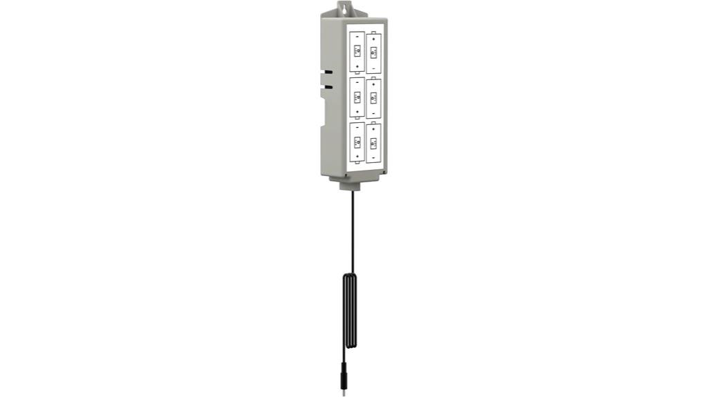 digital shower backup battery