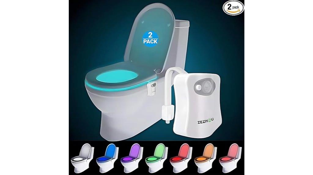 dual pack toilet night lights