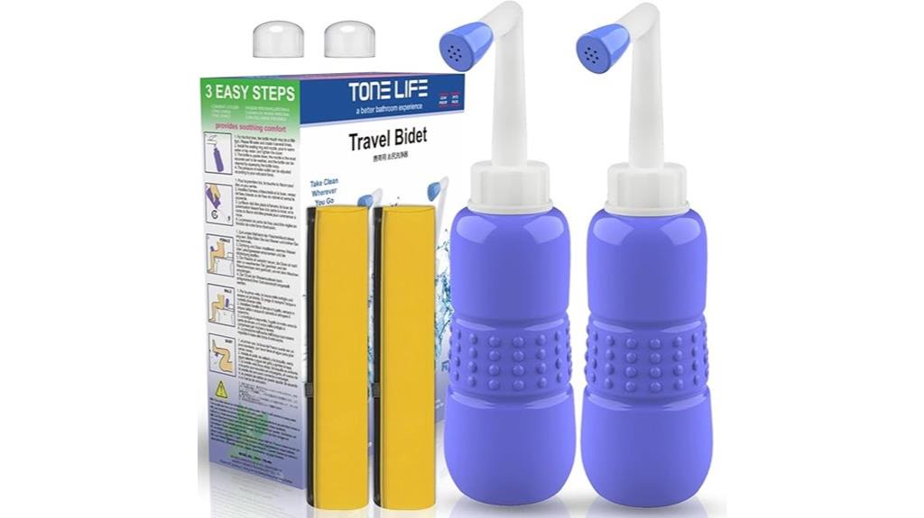 dual portable toilet bidets