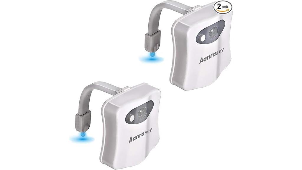 dual sensor toilet lights