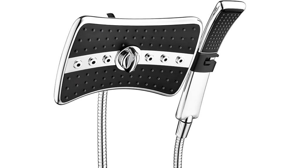 dual shower head combo